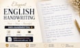 create elegant english handwritten notes and pages