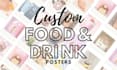 create professional restaurant and food promotional posters