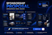 create sponsorship proposal sponsorship deck design powerpoint presentation