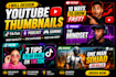 design CTR boosting youtube thumbnail in 3hrs
