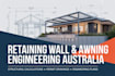 design retaining walls awnings and structural engineering plans in australia
