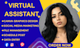 instagram assistant email assistant canva virtual assistant admin support