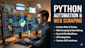 build custom python automation scripts and web scrapers