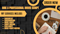 professionally write screenplay and video scripts