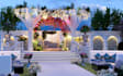 do 3d event design, stage rendering, interior hall, banquet, stage, venue, space