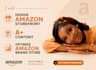 design amazon storefront, a plus content, optimize amazon brand store handmade