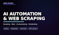 build python web scraping data extraction and ai automation bots