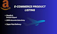 do e commerce product listing and shopify data entry