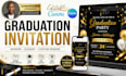 create editable graduation invitations in canva