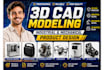 3d cad design industrial product design mechanical cad model for manufacturing