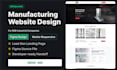 design a b2b manufacturing company website