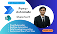 build custom power automate flows and sharepoint sites