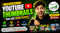 design professional high CTR youtube thumbnails