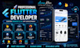 develop professional flutter app with firebase and API integration