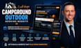 design campground outdoor booking website