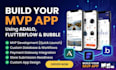 build no code app with adalo flutterflow bubble, mobile web app