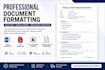 professionally format word and PDF documents
