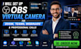 set up obs virtual camera for zoom, teams, webinars and professional calls