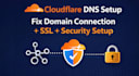 transfer, connect domain to cloudflare, fix invalid nameserver