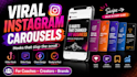 design and write viral instagram carousels