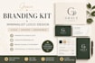 create minimalist logo design  branding kit