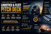 design b2b pitch deck logistics deck fleet presentation design