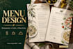 design a restaurant menu, cafe menu or professional price list