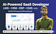 develop ai powered saas lms CRM erp cms pos web application
