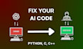 fix your broken ai generated python, c or cpp code and make it work