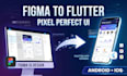 convert figma to flutter mobile app with pixel perfect UI