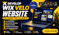 develop wix velo website, wix code, custom databases, build wix velo web app