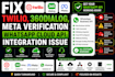 fix twilio 360dialog meta verification and whatsapp cloud API integration issue