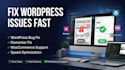 fix wordpress website wordpress bug fix elementor issues fix woocommerce error