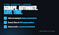 do web scraping data extraction and python automation
