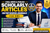 publish scholarly articles on top scopus journals for eb1