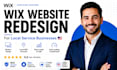redesign your wix website for local business lead generation