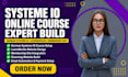 german systeme io online course, membership site, learnworlds elearning website