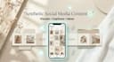 create aesthetic social media content