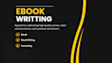 write and generate a well standard ebook writing