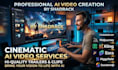make professional ai video using sora,kling,runway and midjourney