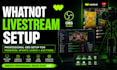 setup whatnot stream for auctions, pokémon, trading sports cards