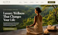 design wix acupuncture website wix clinic website wellness booking website