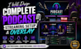 design professional obs stream overlays for podcasts and livestreams