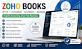 do zoho books setup bookkeeping invoicing and automation