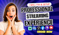 do obs studio setup streamlabs setup and live streaming optimization