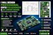 design esp32 pcb schematic and iot circuit board