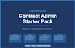 provide a contract admin starter pack