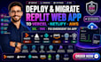 deploy, migrate emergent sh app fix replit web app to aws github vercel netlify