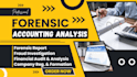 conduct forensic accounting, fraud detection, financial investigation, analysis