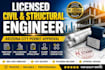 licensed civil and structural engineer in arizona for city permit approval